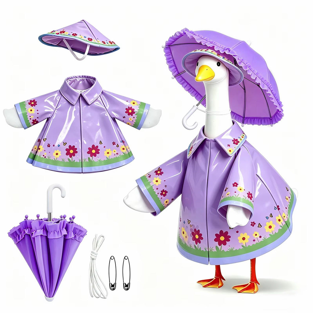 3 Piece Porch Raincoat Goose Outfit