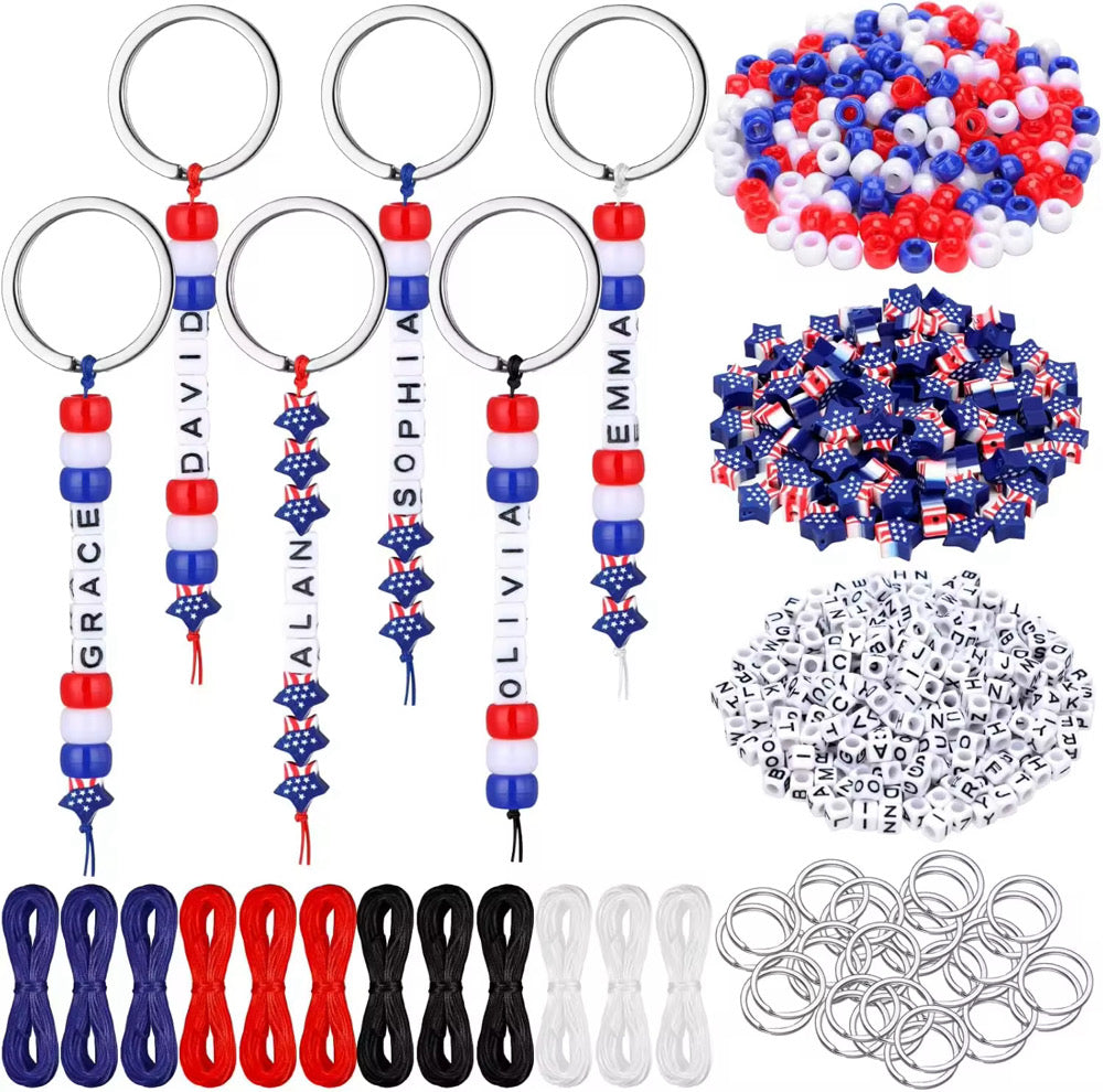 Red, White & Craft Keychain Kit