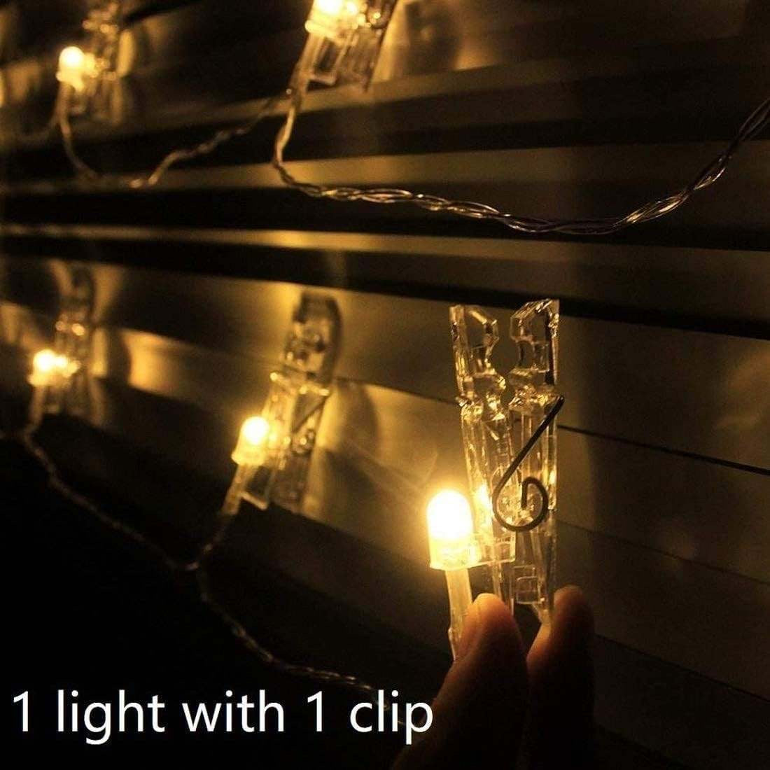 Lights Out LED String Lights on