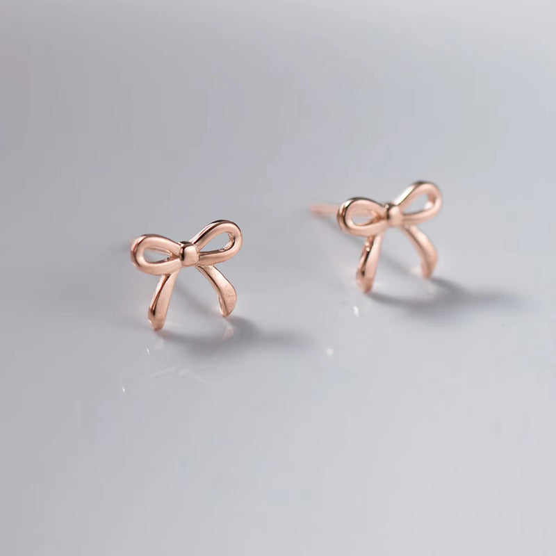 Petite Bow Stud Earrings