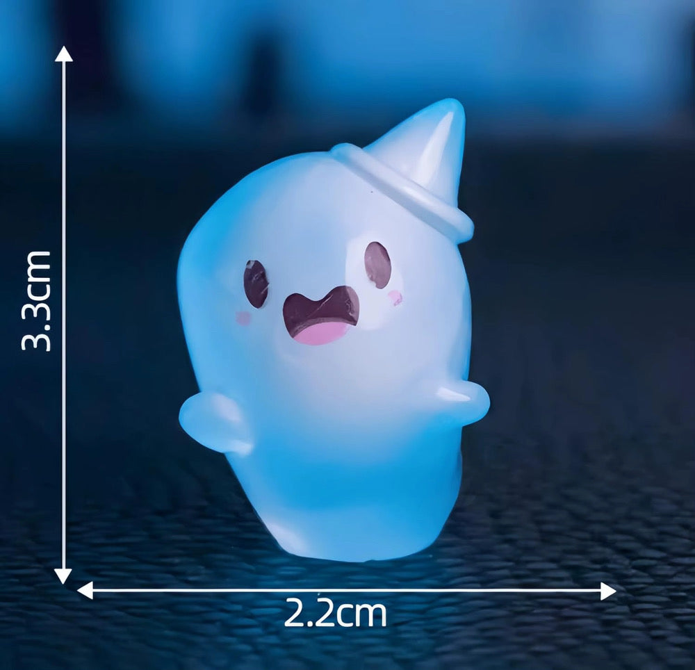 6 Piece Glow In Dark Halloween Ghosts