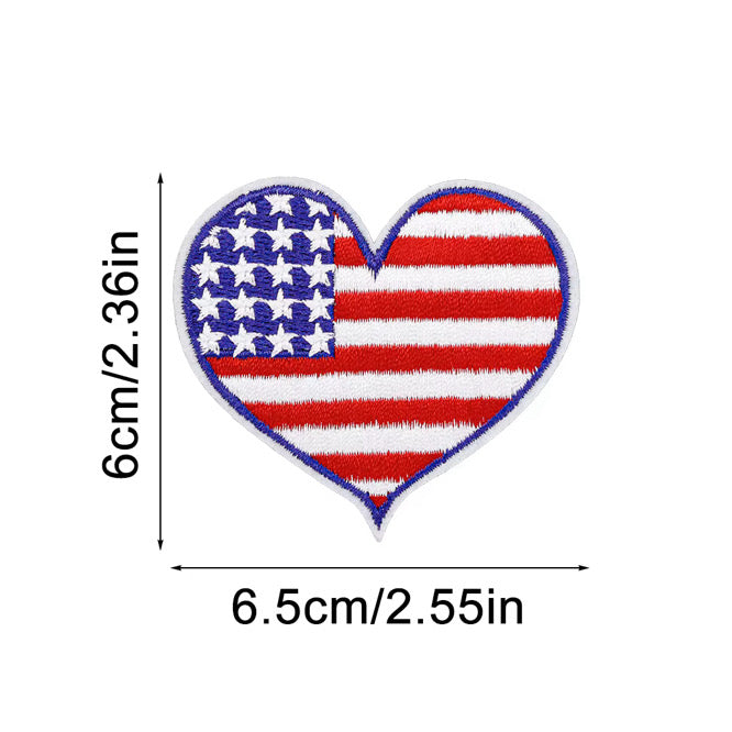 Ameri-Patch Iron On Patches Set Of 10