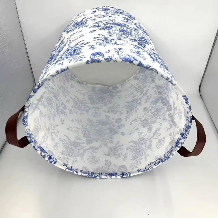 Blue Floral Basket
