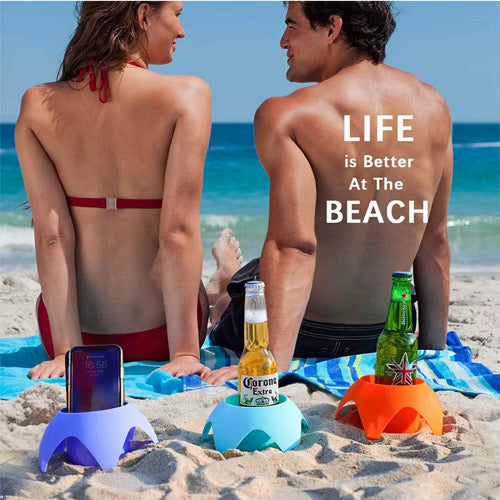 Sandy Sips Set Of 5 Drink Holder