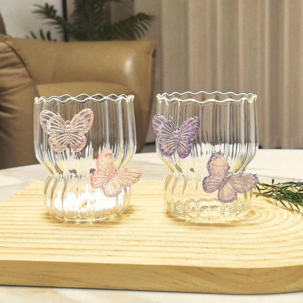 Flutterly Fabulous Glass