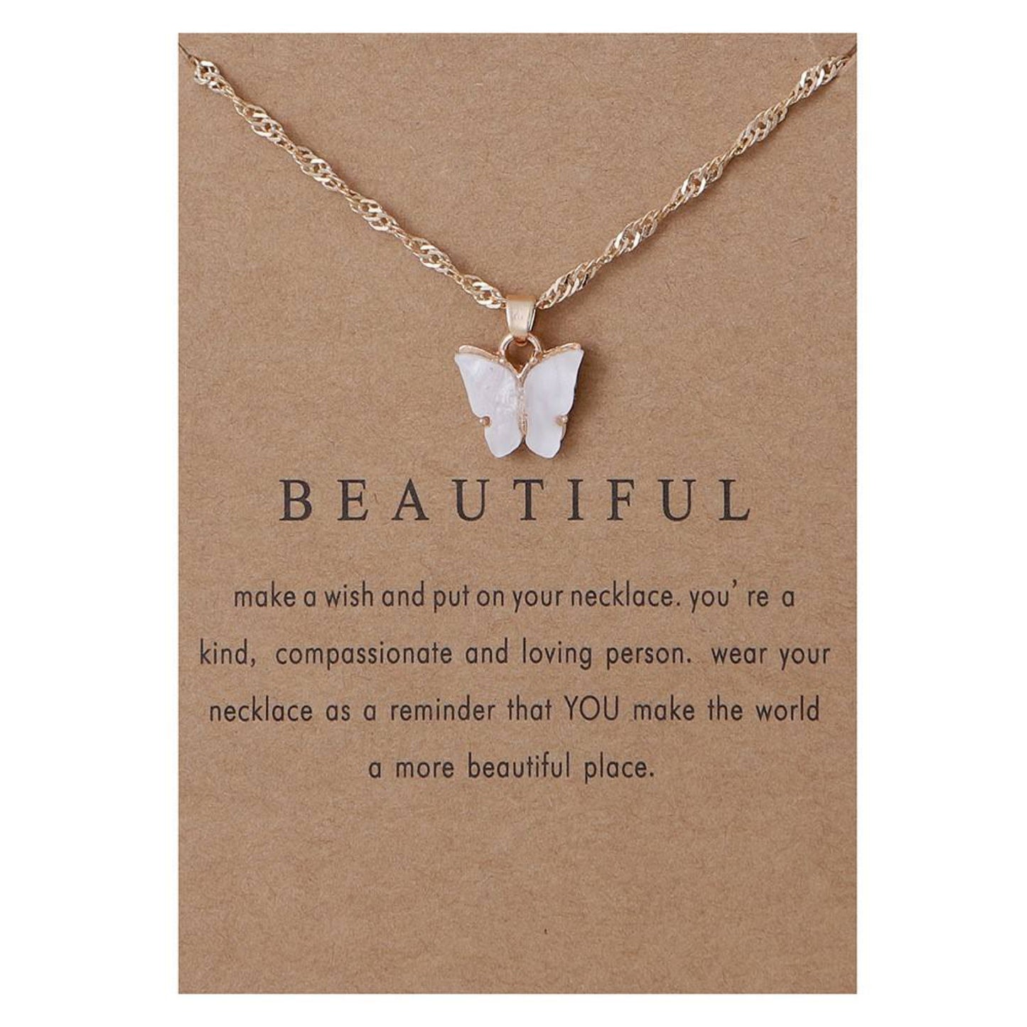 Beautiful Butterfly Necklace