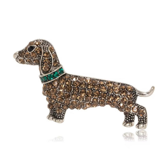 Dapper Dog Brooch