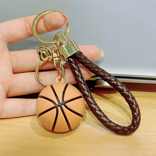 Hoop Dreams Basketball Keychain