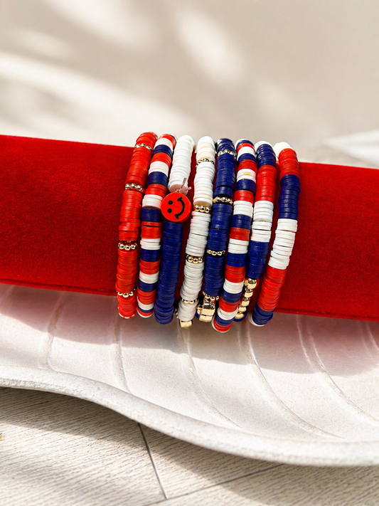 USA Stack Bracelet Set