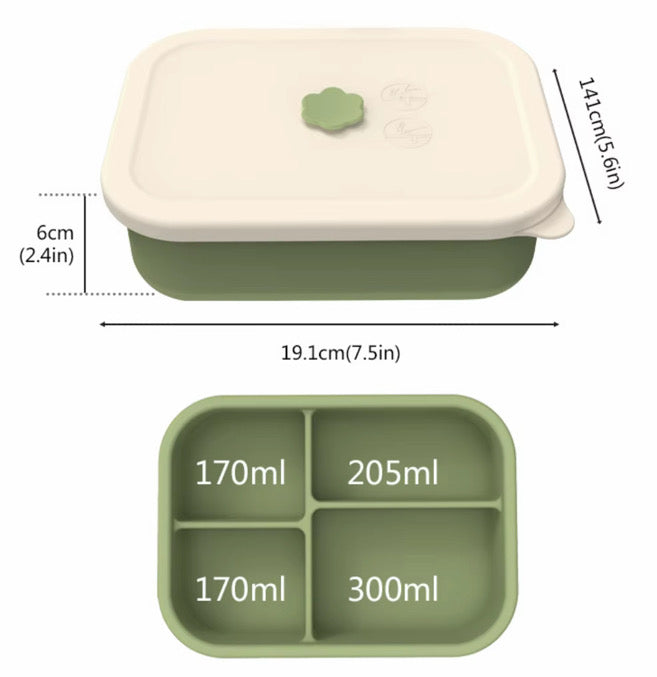 4 Part Snack Container