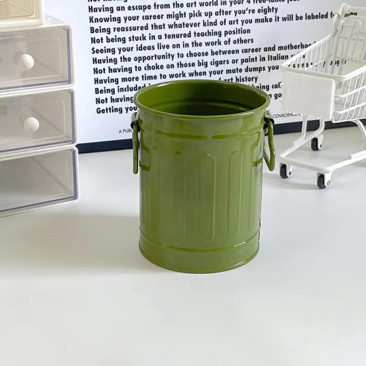 Trash Can Writing Utensil Holder