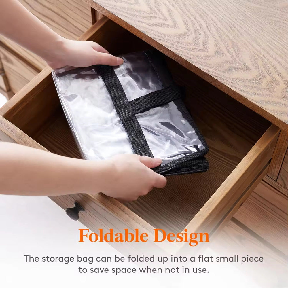 4 Piece Clear Storage Bag Sets