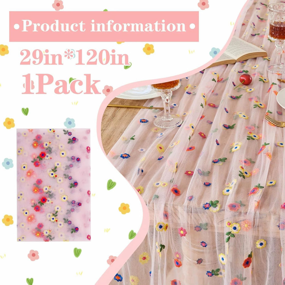 Pretty Floral Table Runner