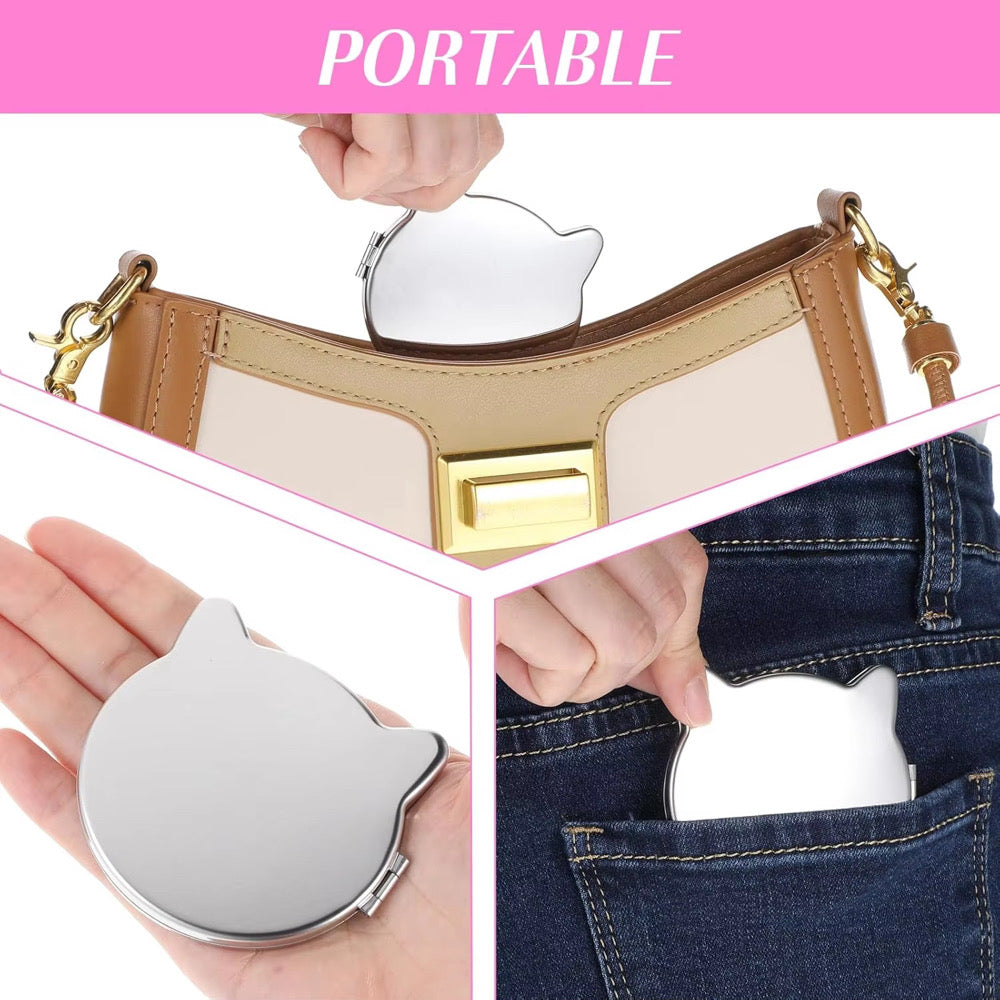 Cutie Cat Compact Mirror