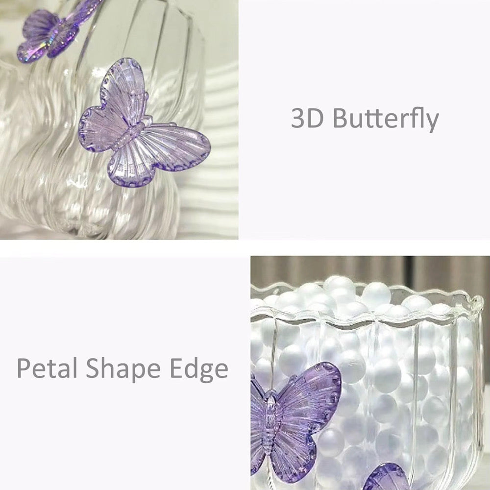 Flutterly Fabulous Glass