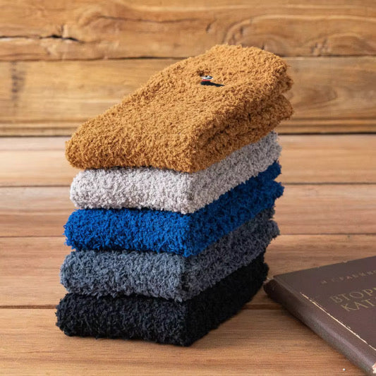 Warm & Weenie Fuzzy Socks