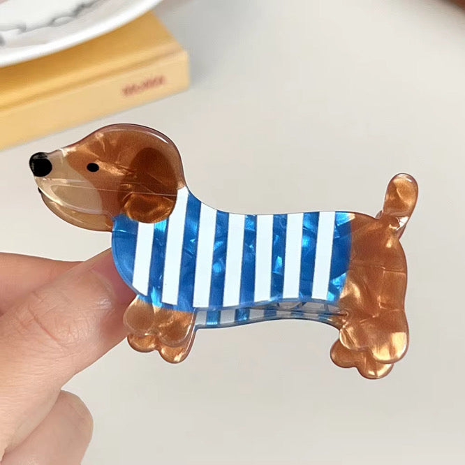 Dachshund Hair Claw Clip