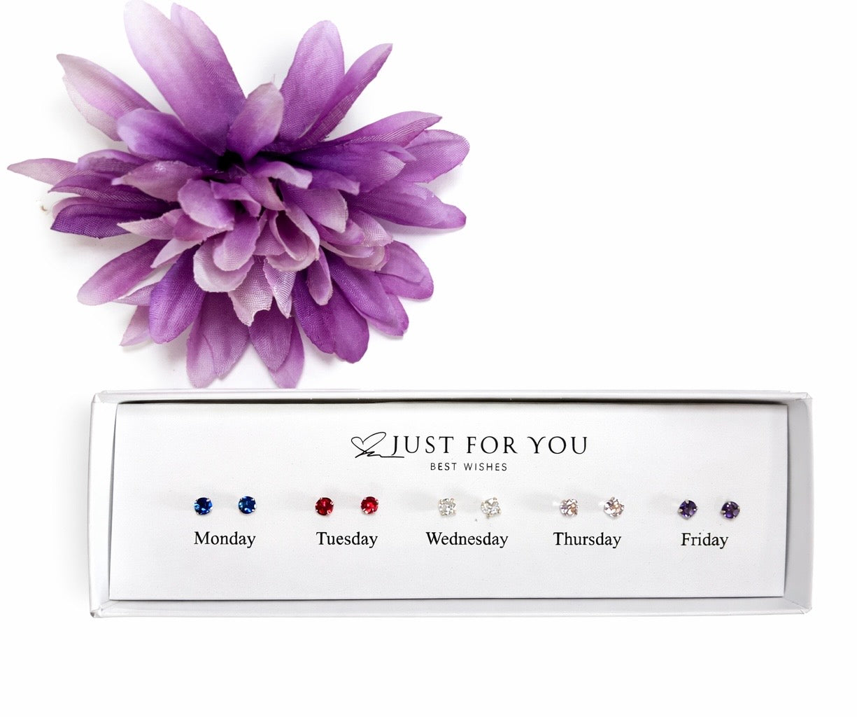 Colorful Days of The Week Earrings