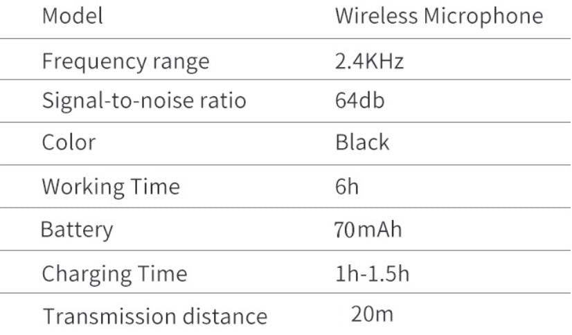 Wireless Mini Mic