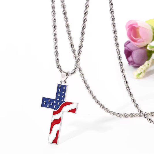 Faith, Flag & Freedom Necklace