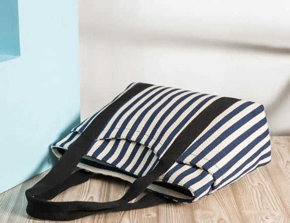 Striped Tote Bag