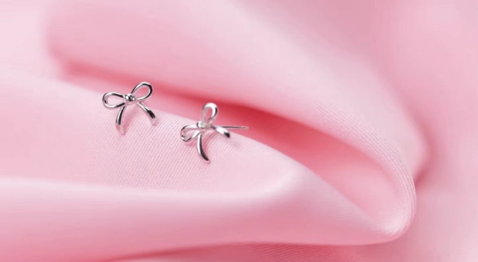 Petite Bow Stud Earrings