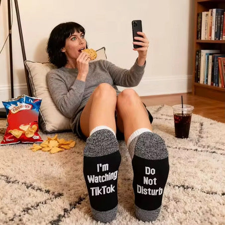 Im Watching TikTok Socks