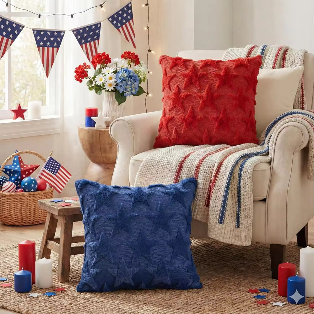 Classic Star Americana Pillow Covers