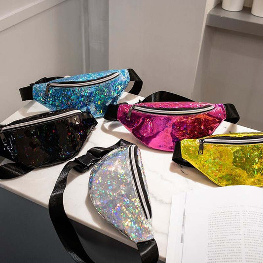 Happy Holographic Fanny Packs