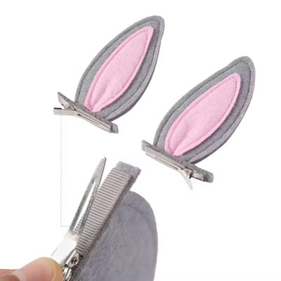 2 Piece Bunny Ear Clips