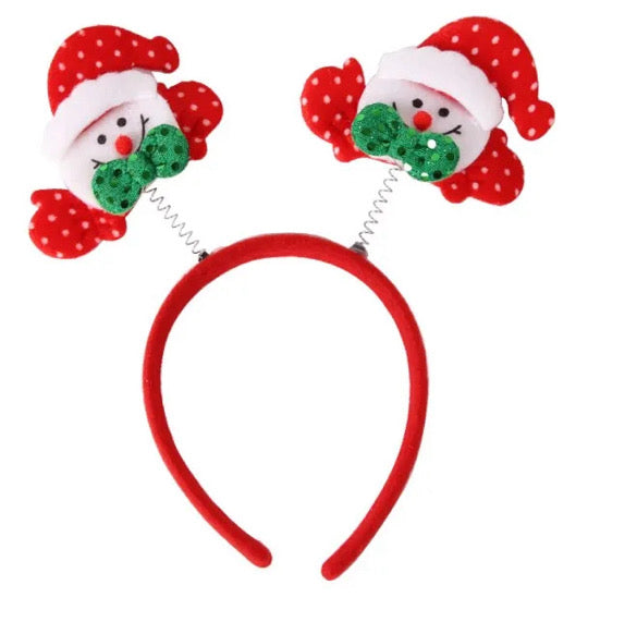 12 Piece Christmas Headband Set