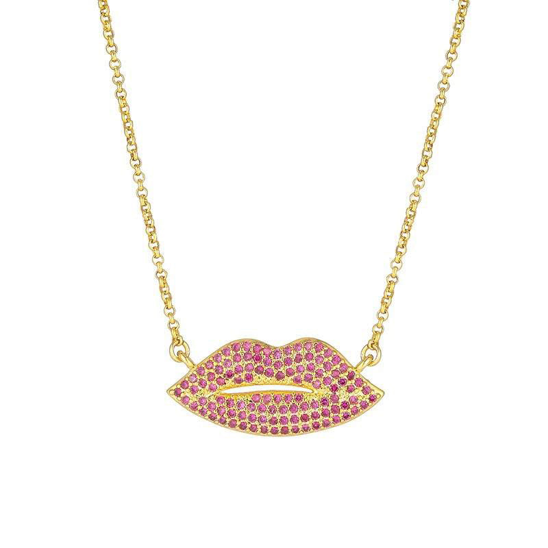 Lip necklace