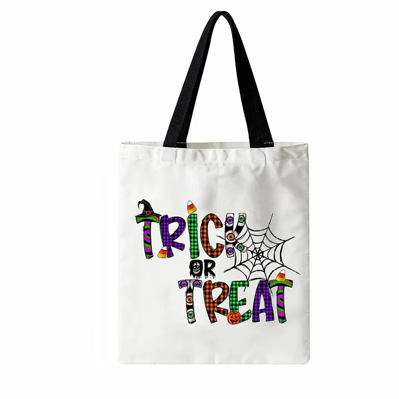 Halloween Themed Canvas Totes