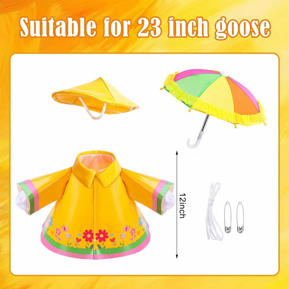 3 Piece Porch Raincoat Goose Outfit