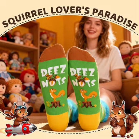 Funny Squirrel Socks
