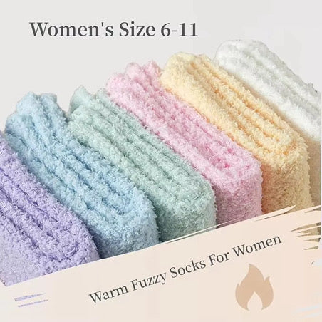 Fuzzy And Fab Set of 6 Socks
