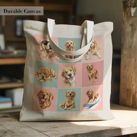 Golden Cutie Canvas Bag