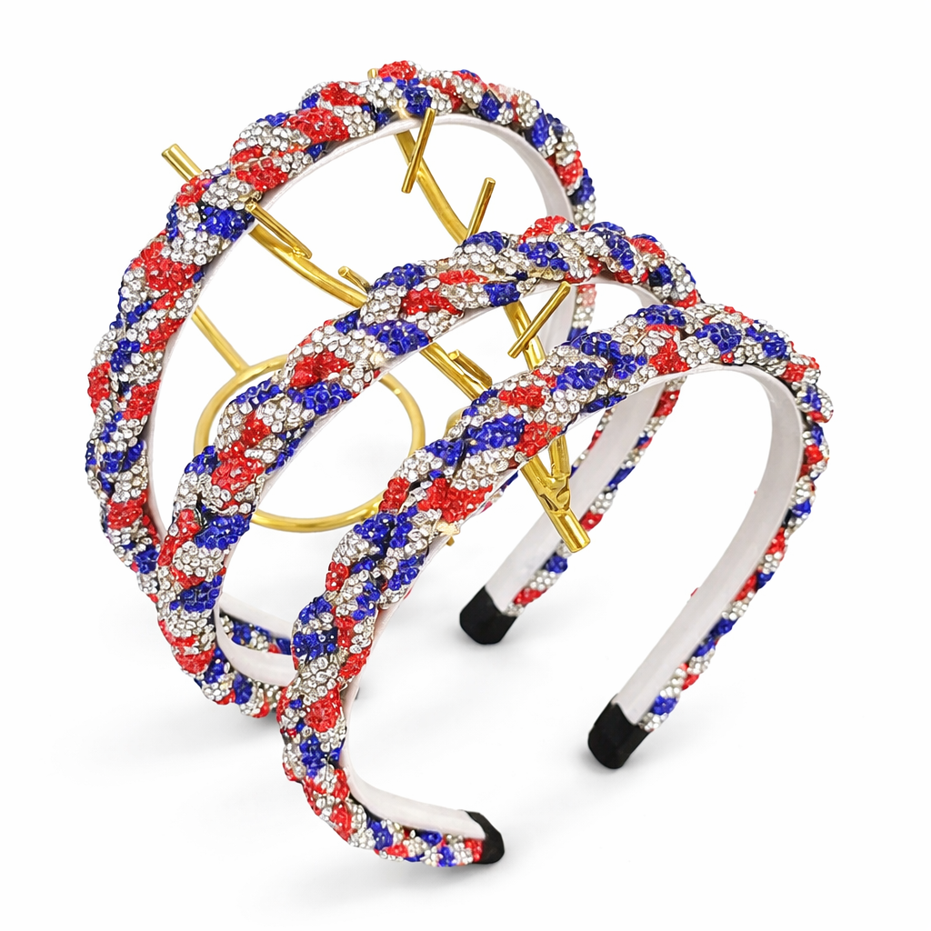 Red, White & Glam Headband