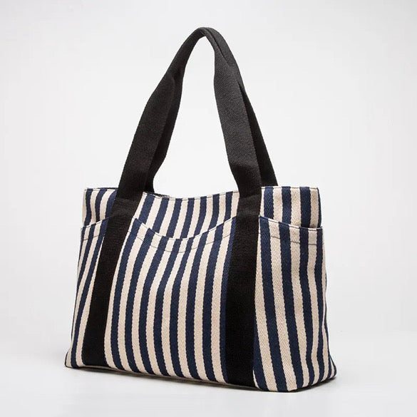 Striped Tote Bag