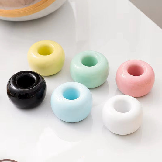 2 Piece Cermaic Toothbrush Holder Set