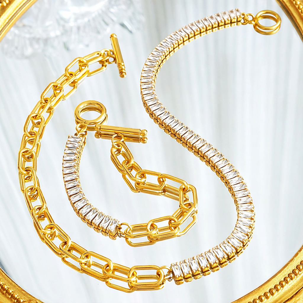 Chain Reaction Glam Necklace