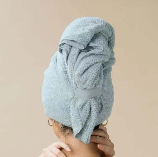 Solid Color Microfiber Hair Towels