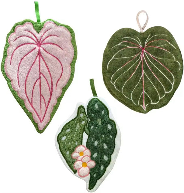 Palm Party 3 Piece Hand Towel Set