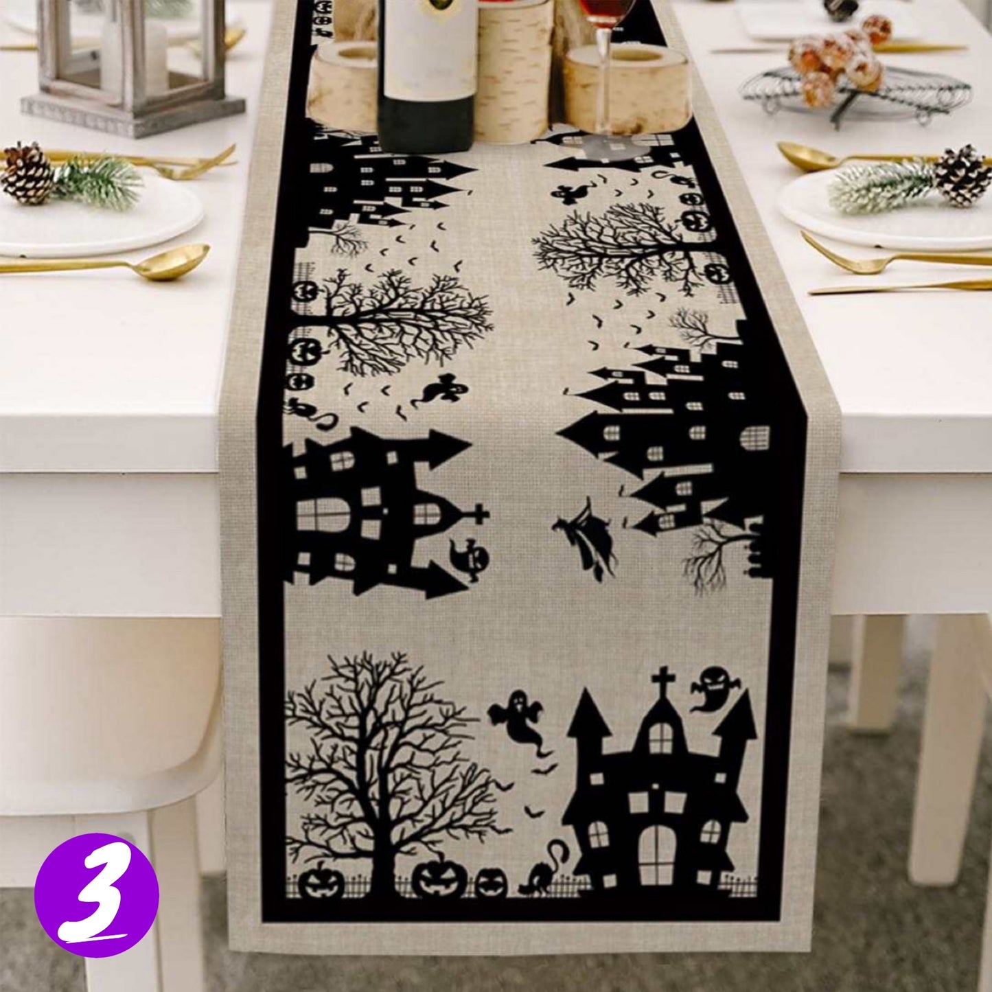 Haunted Halloween Table Runenrs