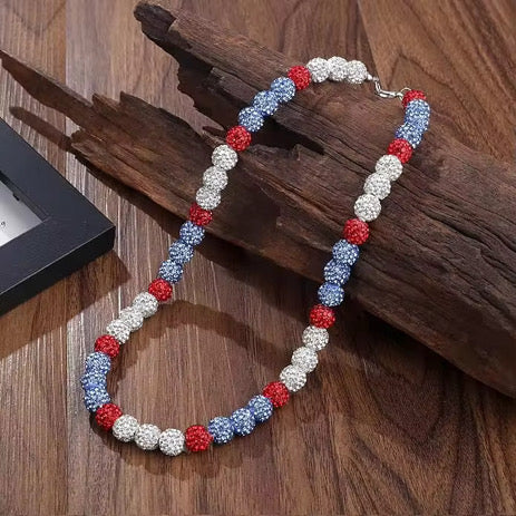 Trending Glam Baseball Necklace