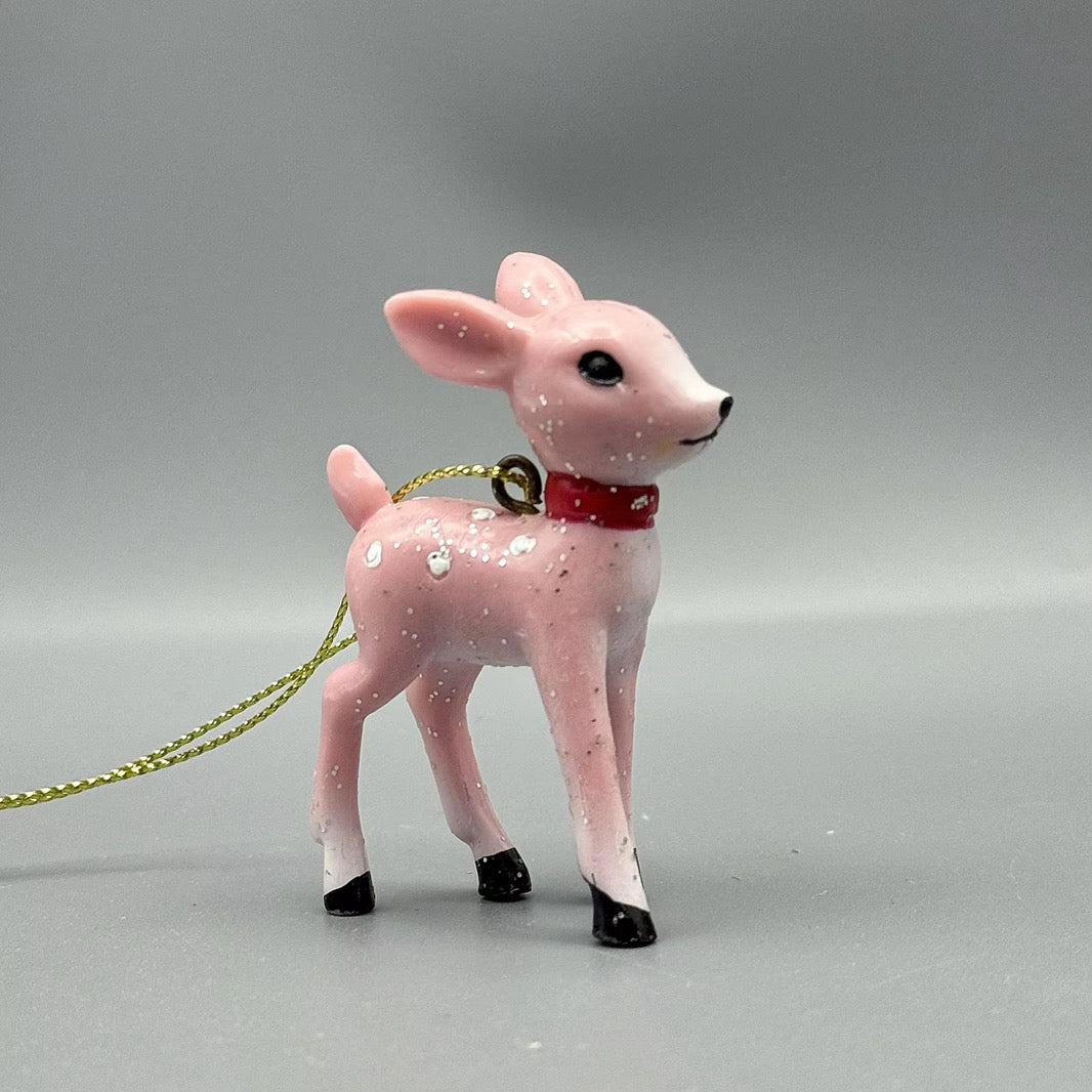 2 Piece Reindeer Ornament Set