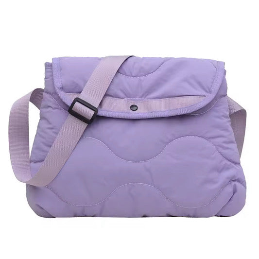 Quilted Puffy Crossbody Bag