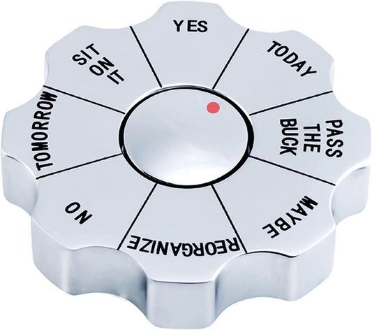 Rotating Decision Maker Paper Weight