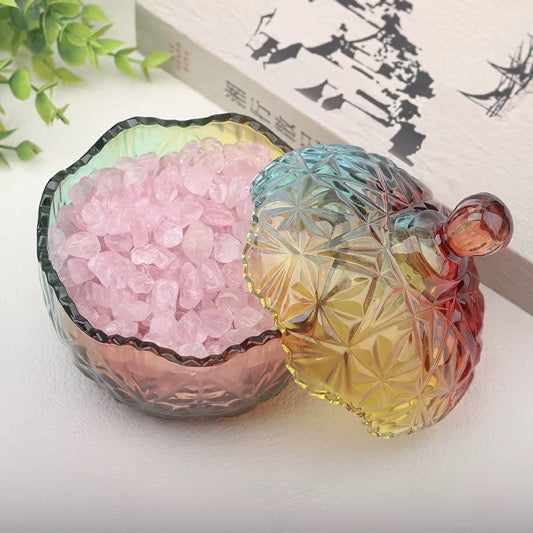 Rainbow Reflection Dish With Lid