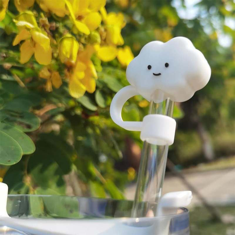 Cloud Straw Topper Set of 6